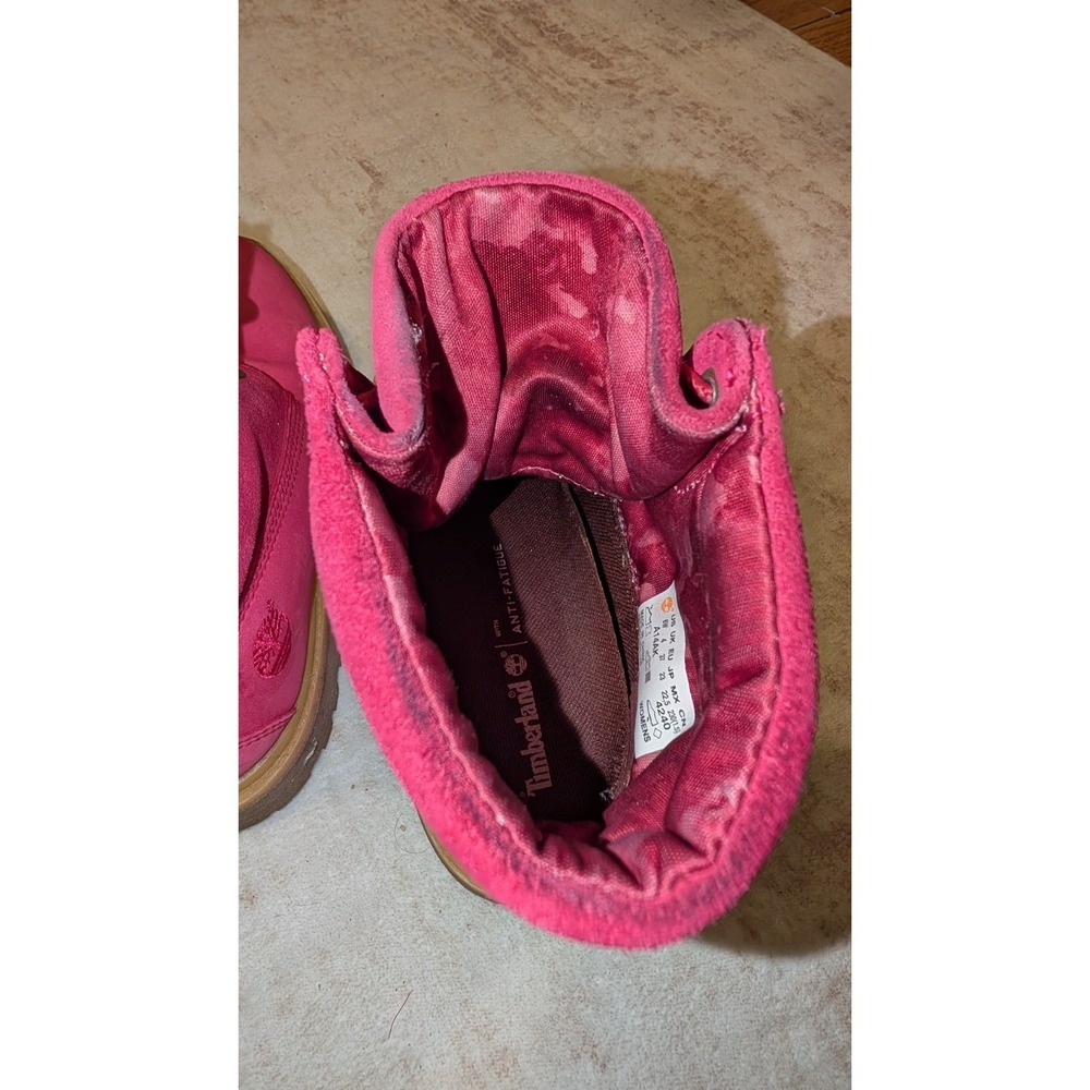 Timberland Womens Boots Fuchsia Pink Nubuck A14AK 6W Waterproof Gorpcore - Picture 10 of 10